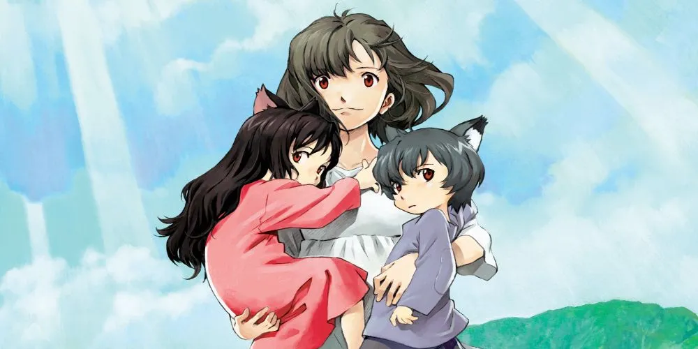 Ame and Yuki from Wolf Children