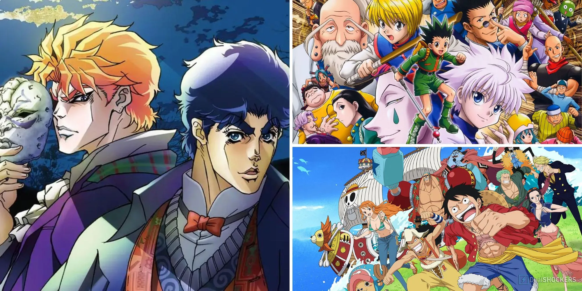 Ảnh minh họa các nhân vật anime phiêu lưu, gợi nhắc không khí trong Hunter x Hunter
