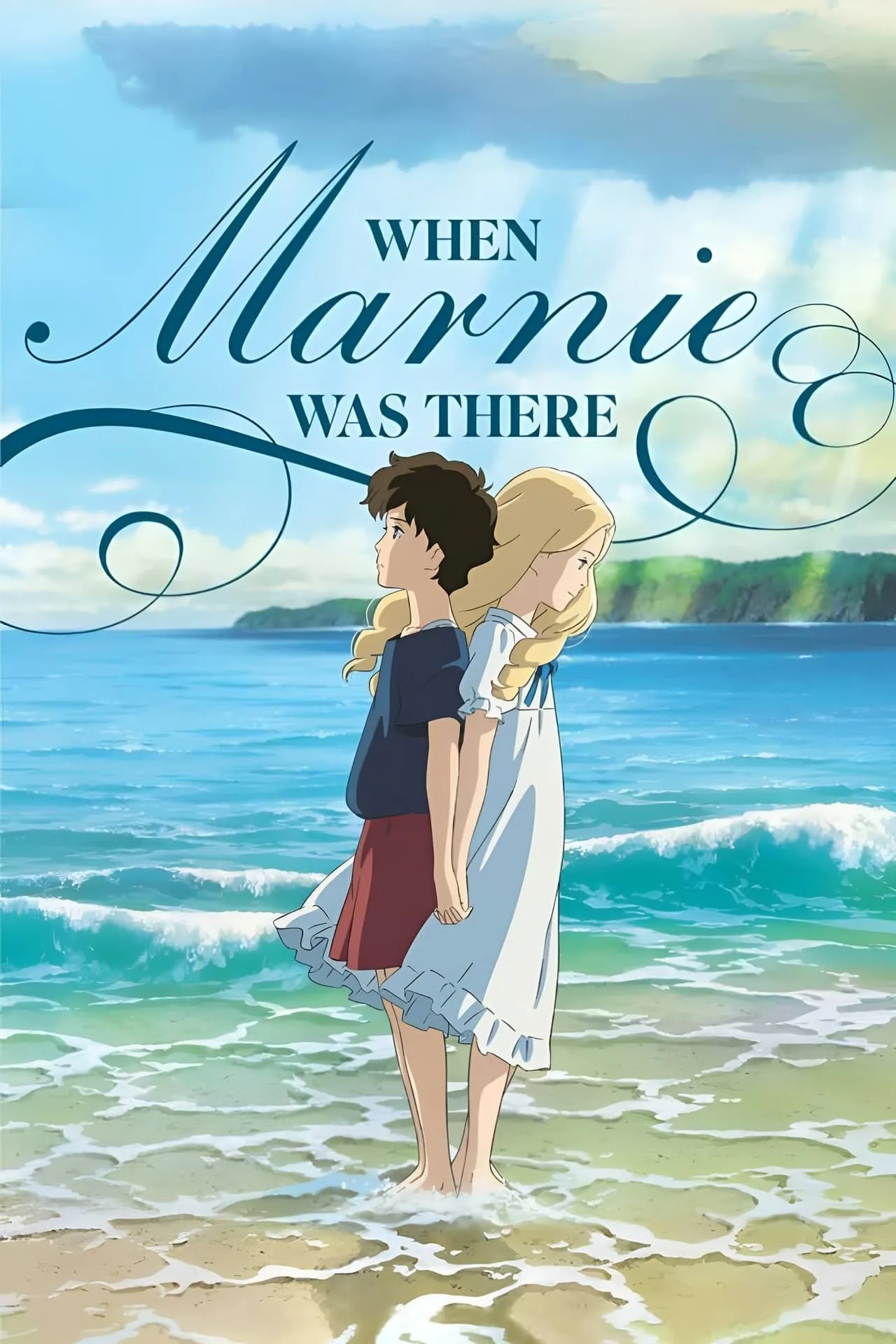 Áp phích phim Khi Marnie Ở Đó với Anna ngồi một mình