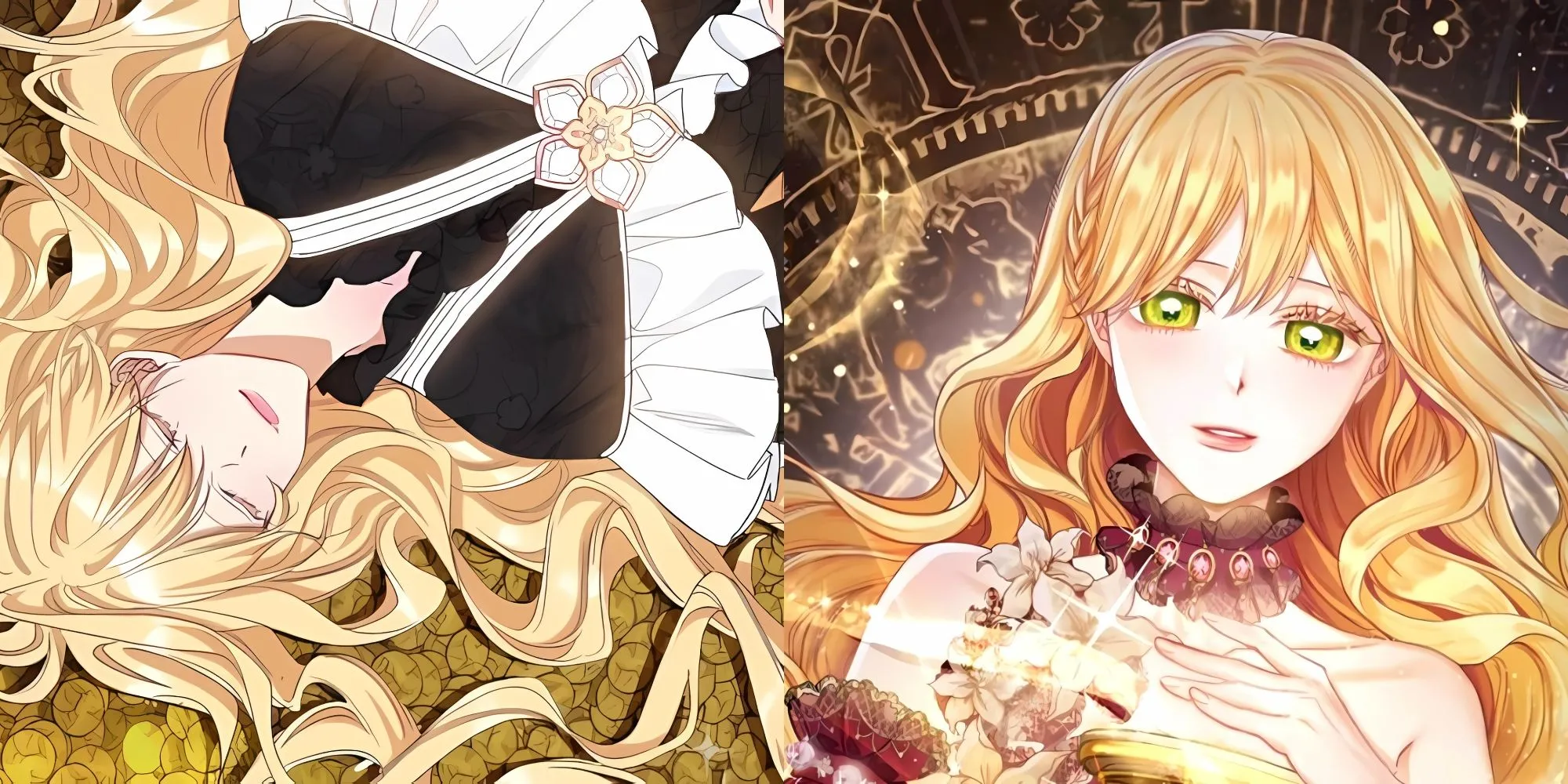 Aria Roscente và chiếc đồng hồ cát trong Manhwa The Villainess Turns the Hourglass