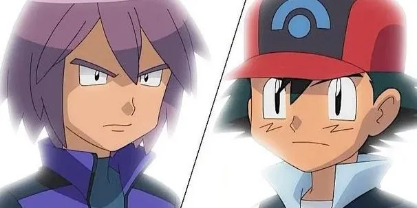 Ash Ketchum và Paul đối mặt nhau trong trận đấu Pokemon