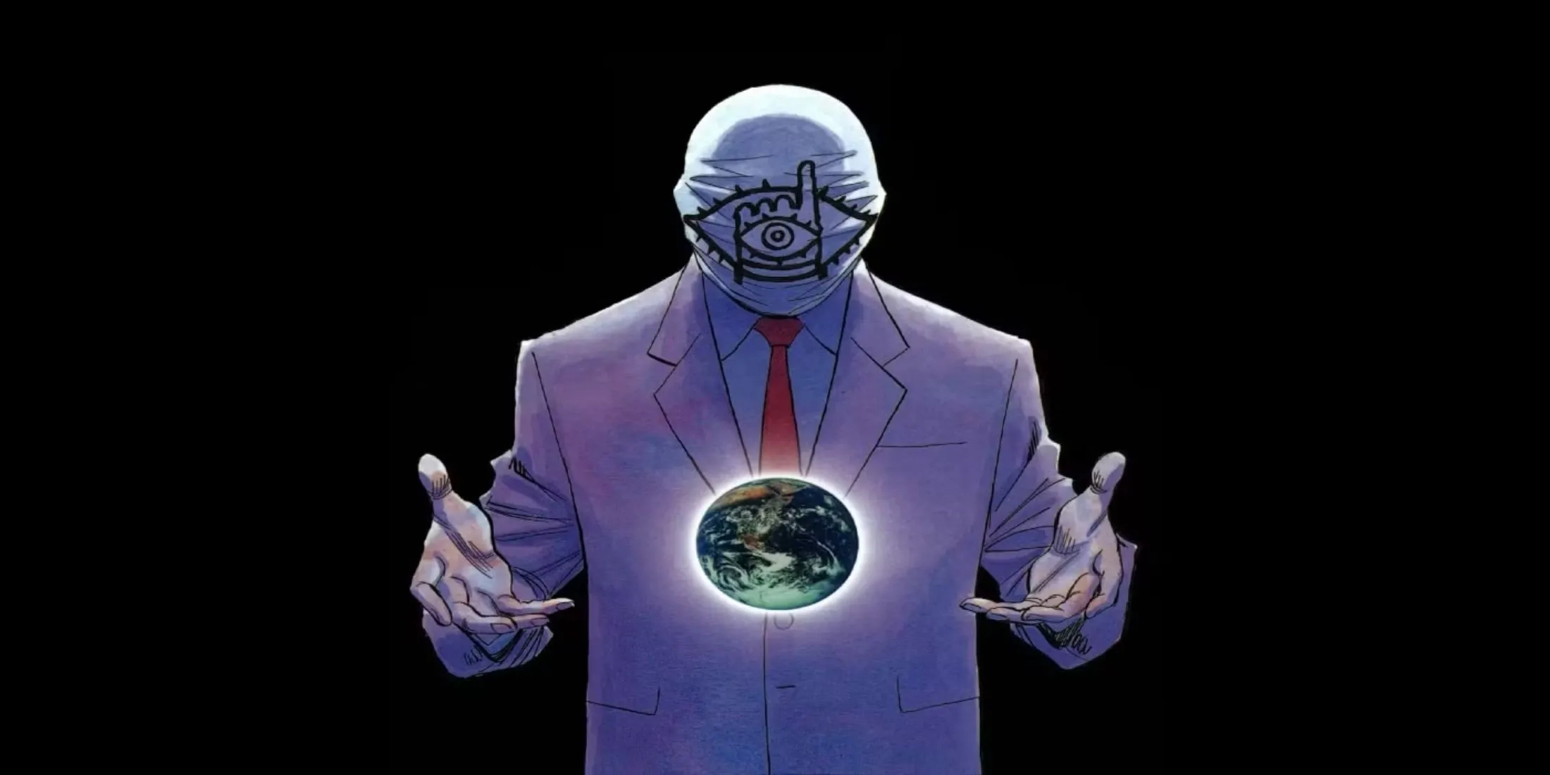 Bìa manga 20th Century Boys với hình ảnh nhóm bạn thời thơ ấu cùng biểu tượng bí ẩn