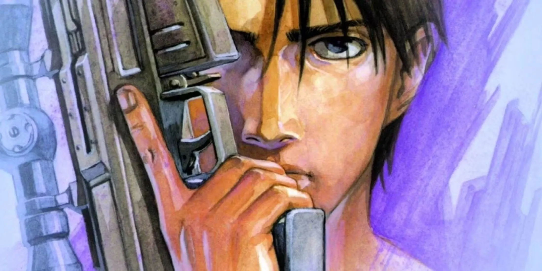 Bìa manga Eden: It's An Endless World với hình ảnh nhân vật đứng trong khung cảnh hậu tận thế