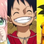 Các nhân vật anime nổi tiếng Anya Forger, Monkey D. Luffy và Son Goku