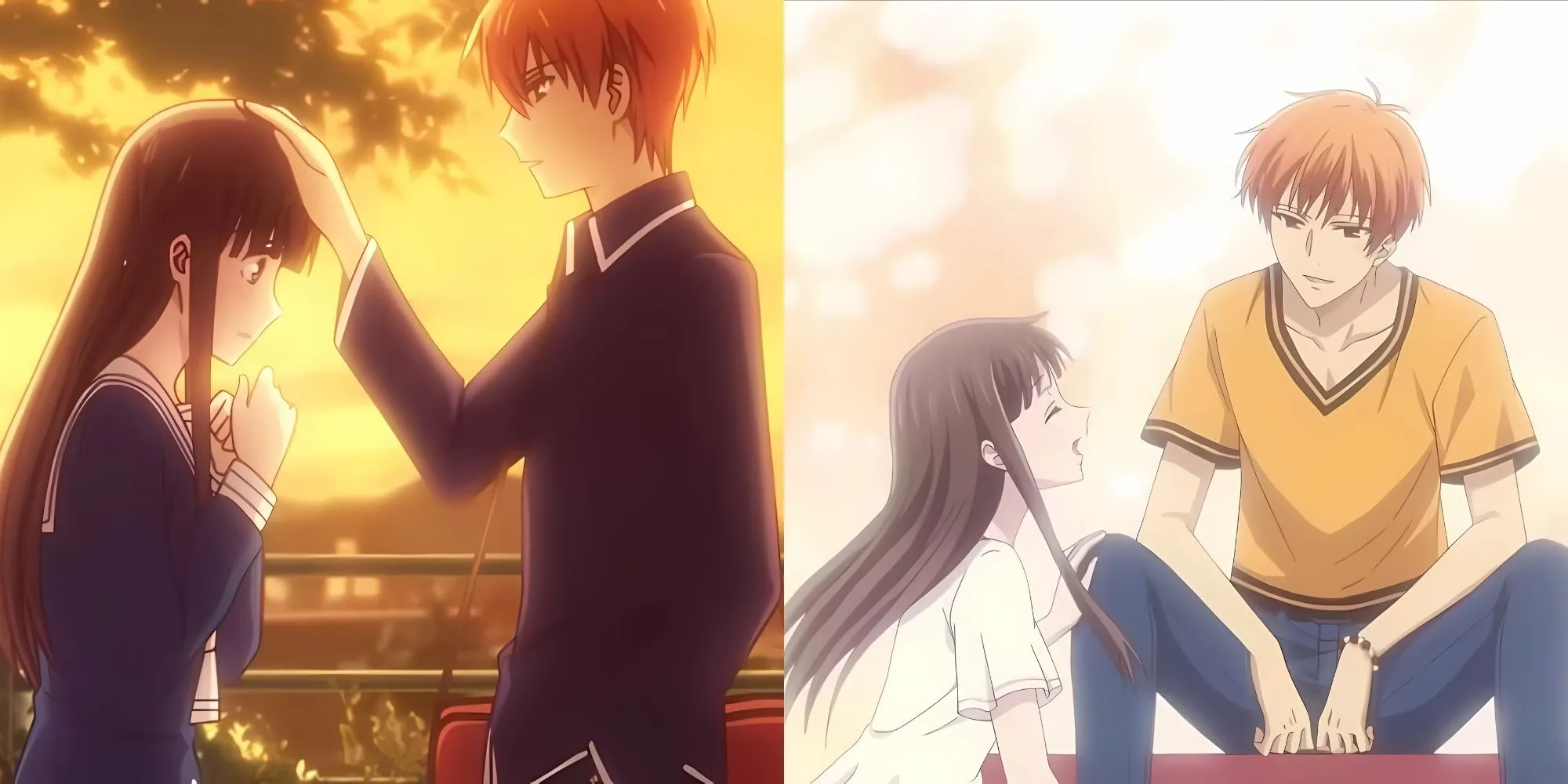 Cặp đôi Kyo Sohma và Tohru Honda trong anime Fruits Basket