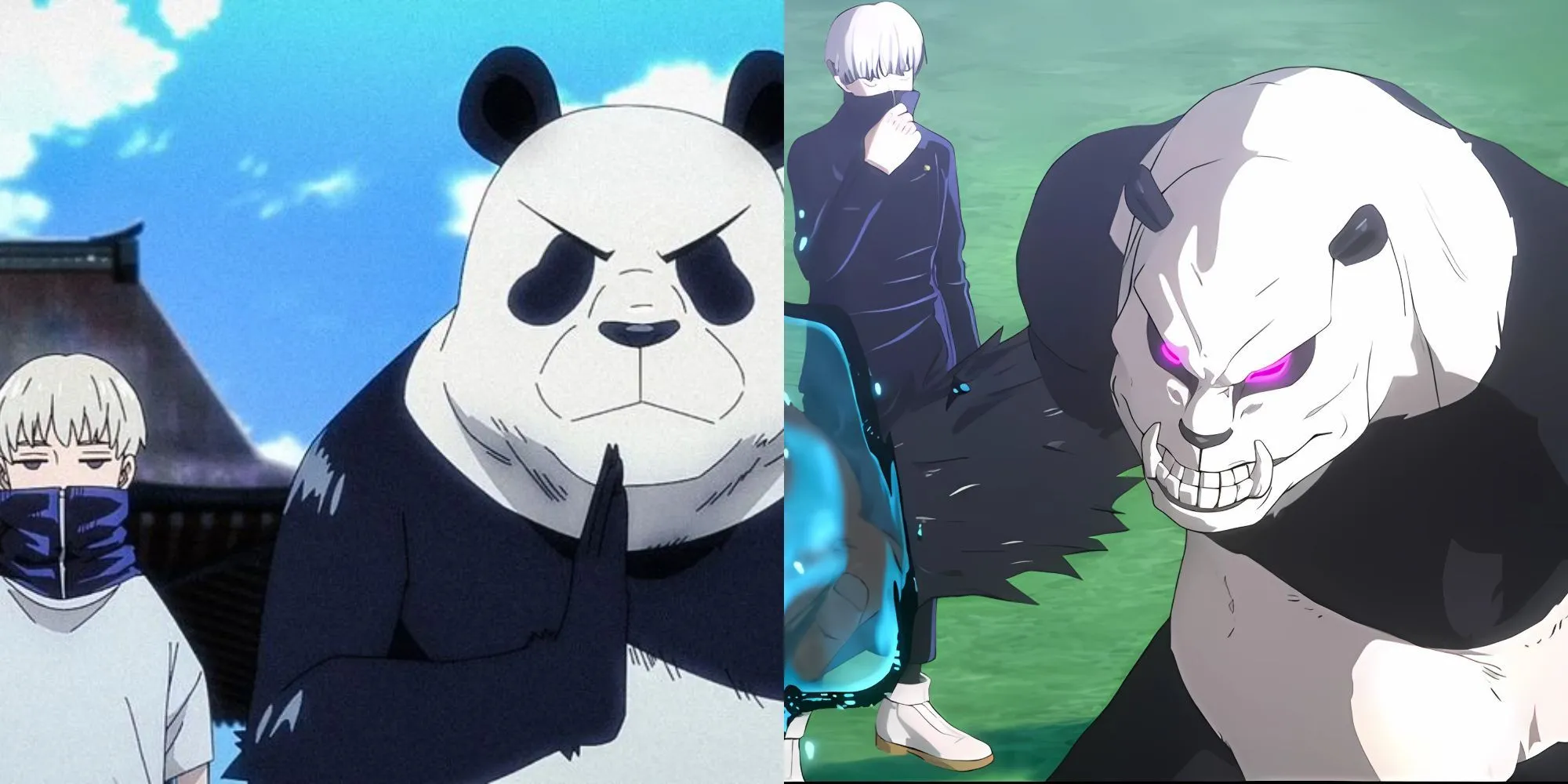 Cặp đôi Panda và Toge Inumaki với phong thái đối lập nhưng hiệu quả