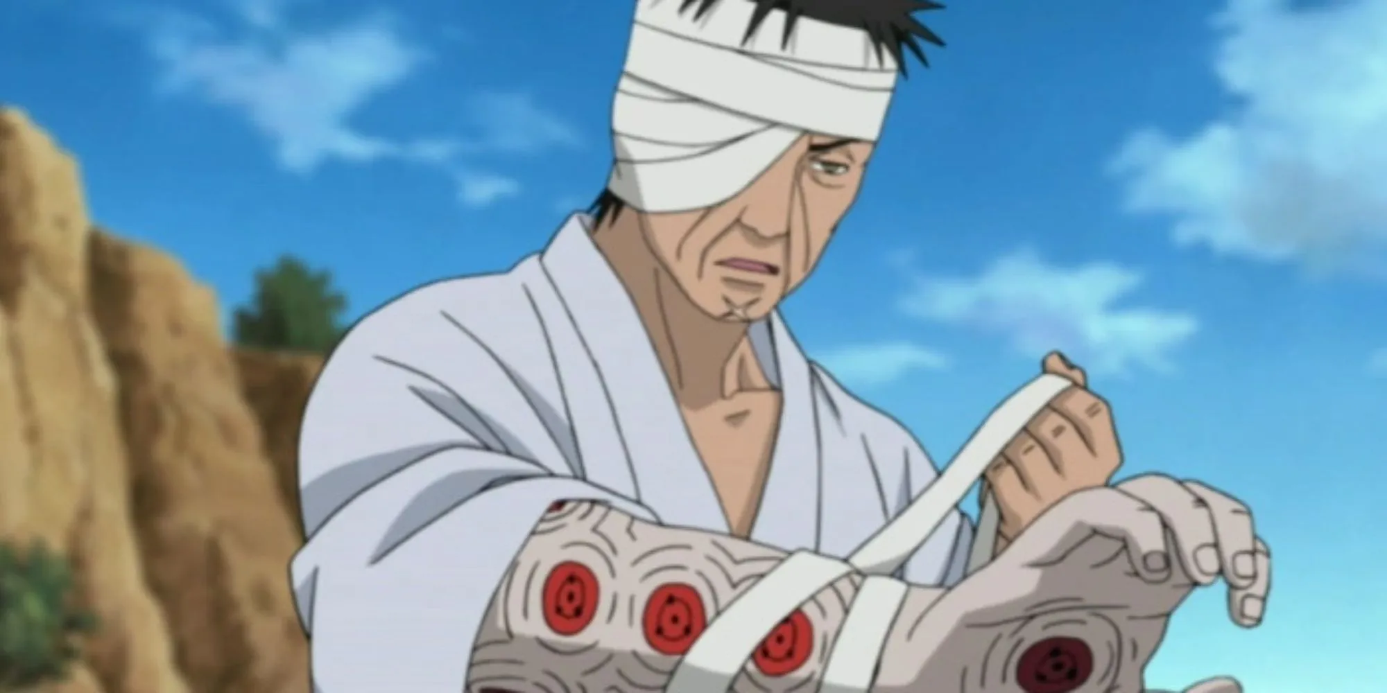 Danzo Shimura, thủ lĩnh Anbu Gốc, trong Naruto
