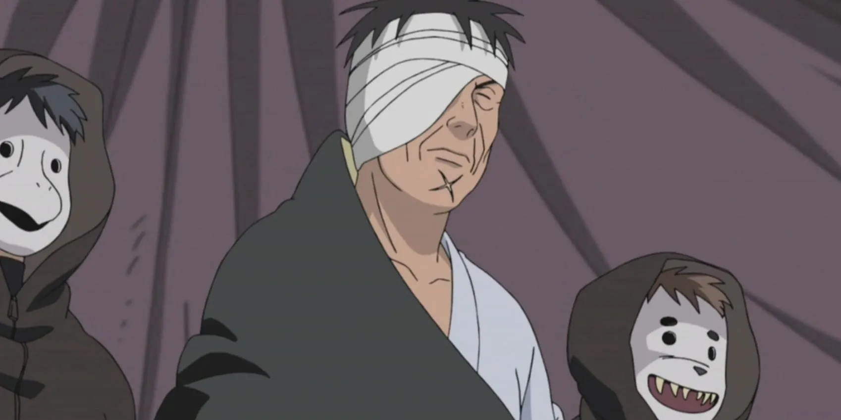 Danzo Shimura với cánh tay Sharingan đầy ám ảnh