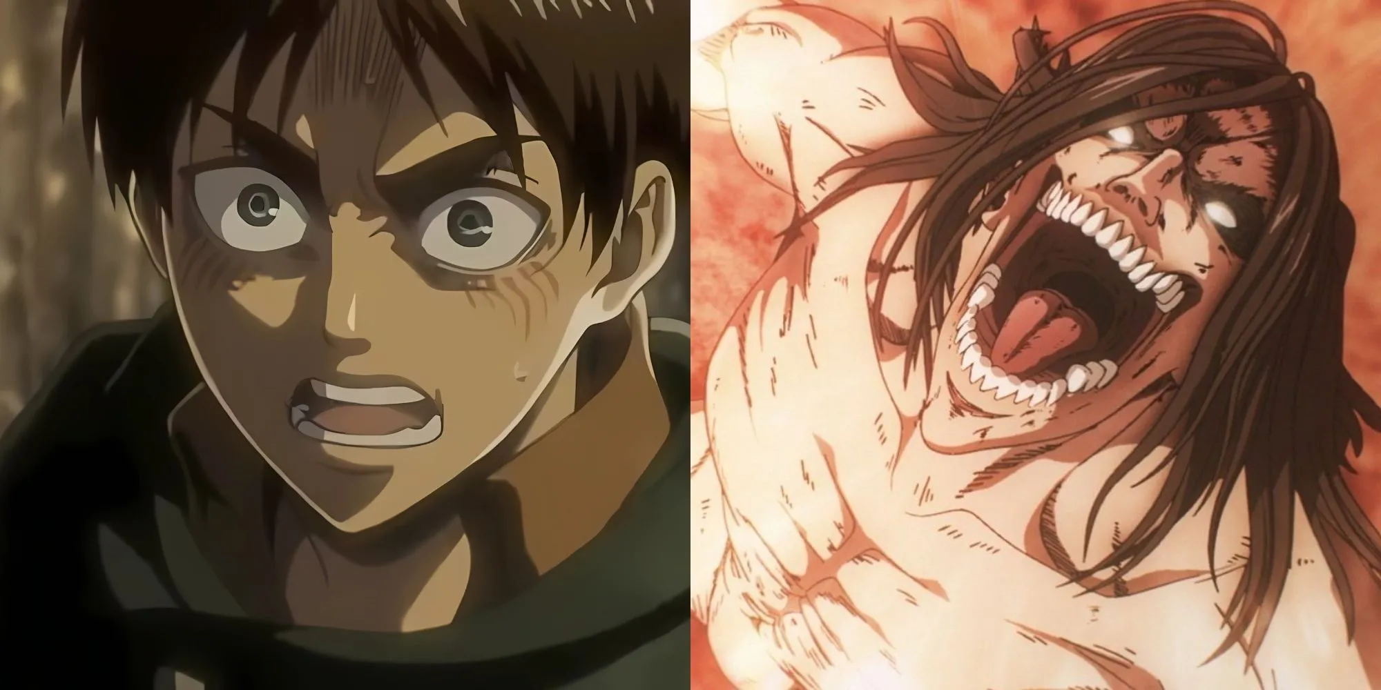 Eren Yeager và các thành viên Trinh Sát Đoàn đối mặt với Titan trong Attack on Titan, bối cảnh thế giới rộng lớn.