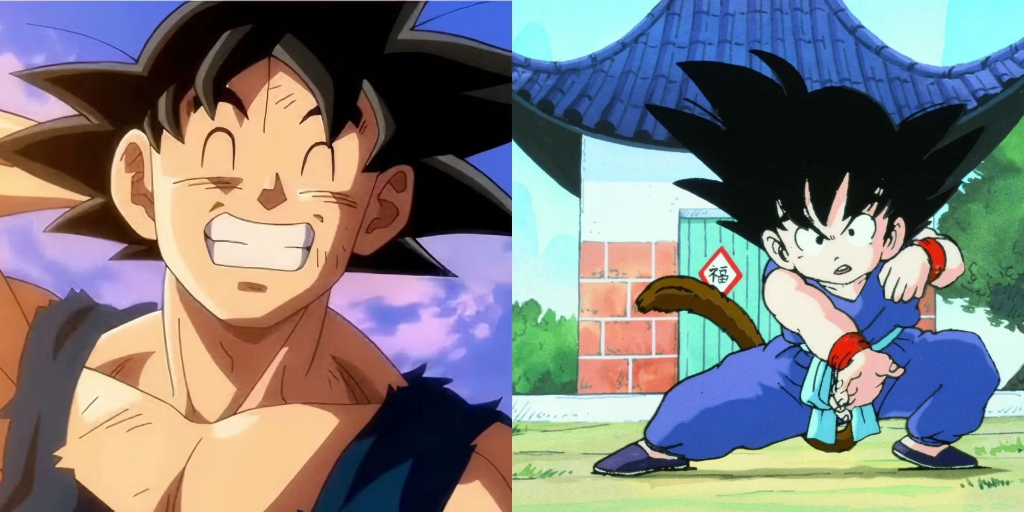 Goku, biểu tượng chiến đấu của anime Dragon Ball, trong tư thế sẵn sàng