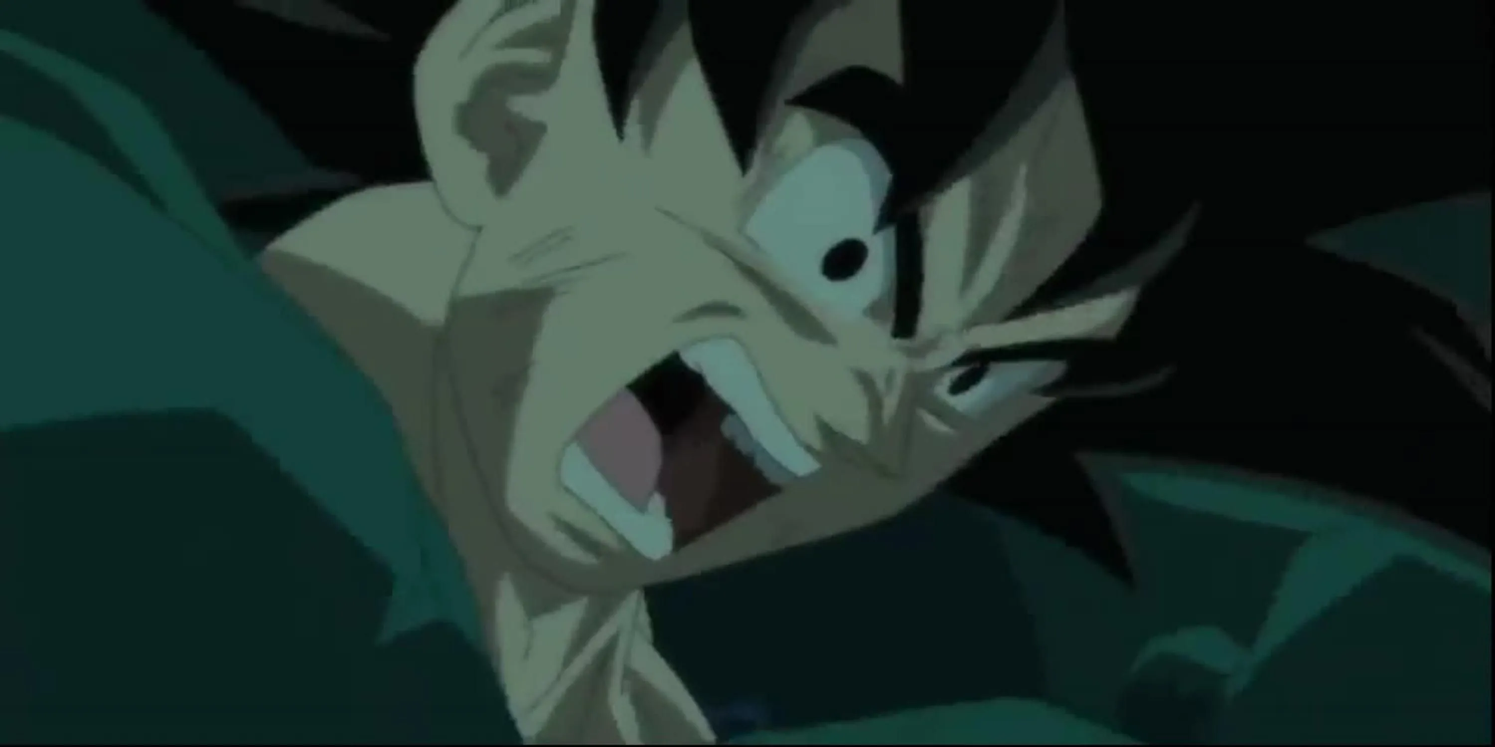 Goku trong trạng thái tăng cường sức mạnh trong Dragon Ball