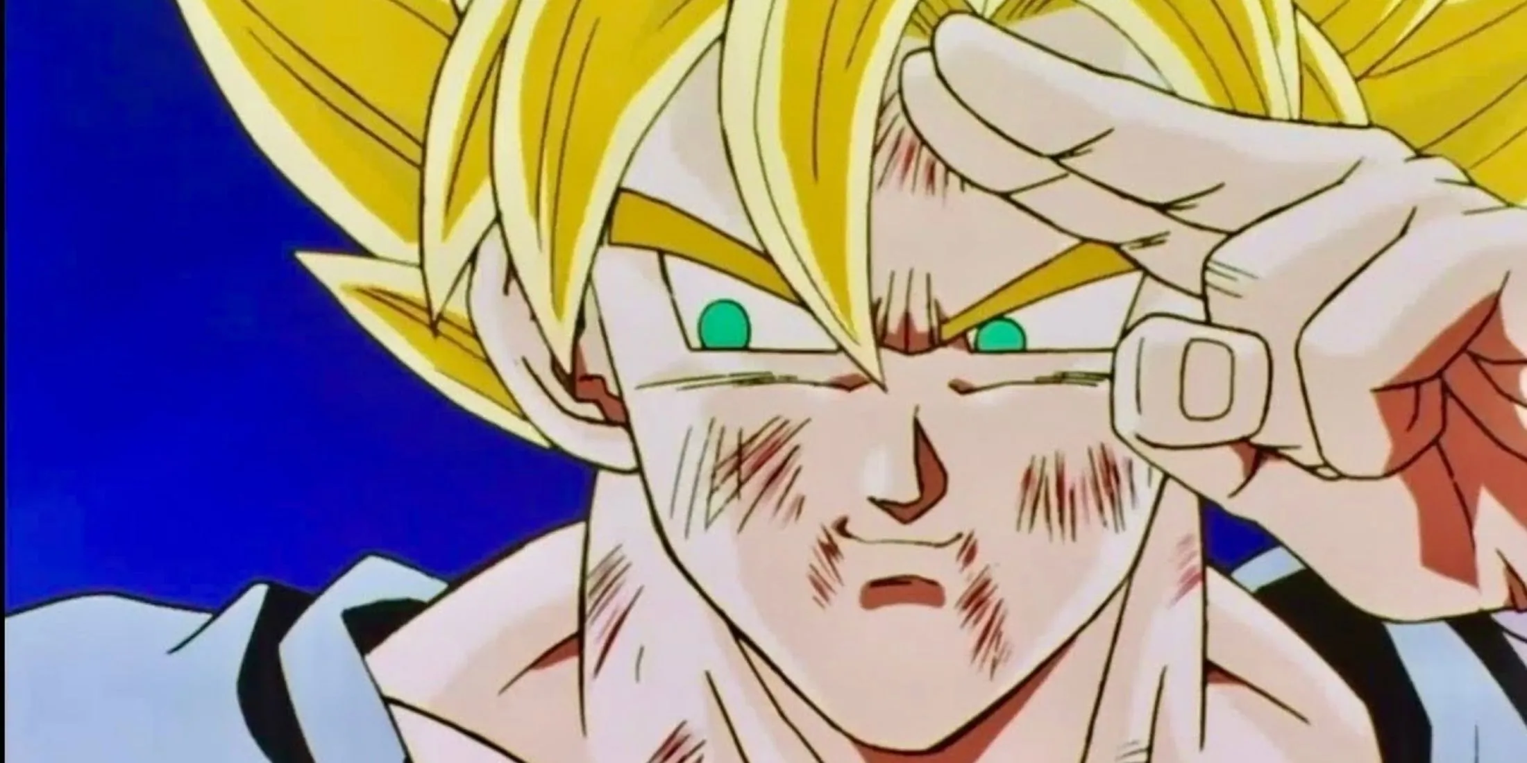 Goku tung Spirit Bomb tiêu diệt Kid Buu trong Dragon Ball Z