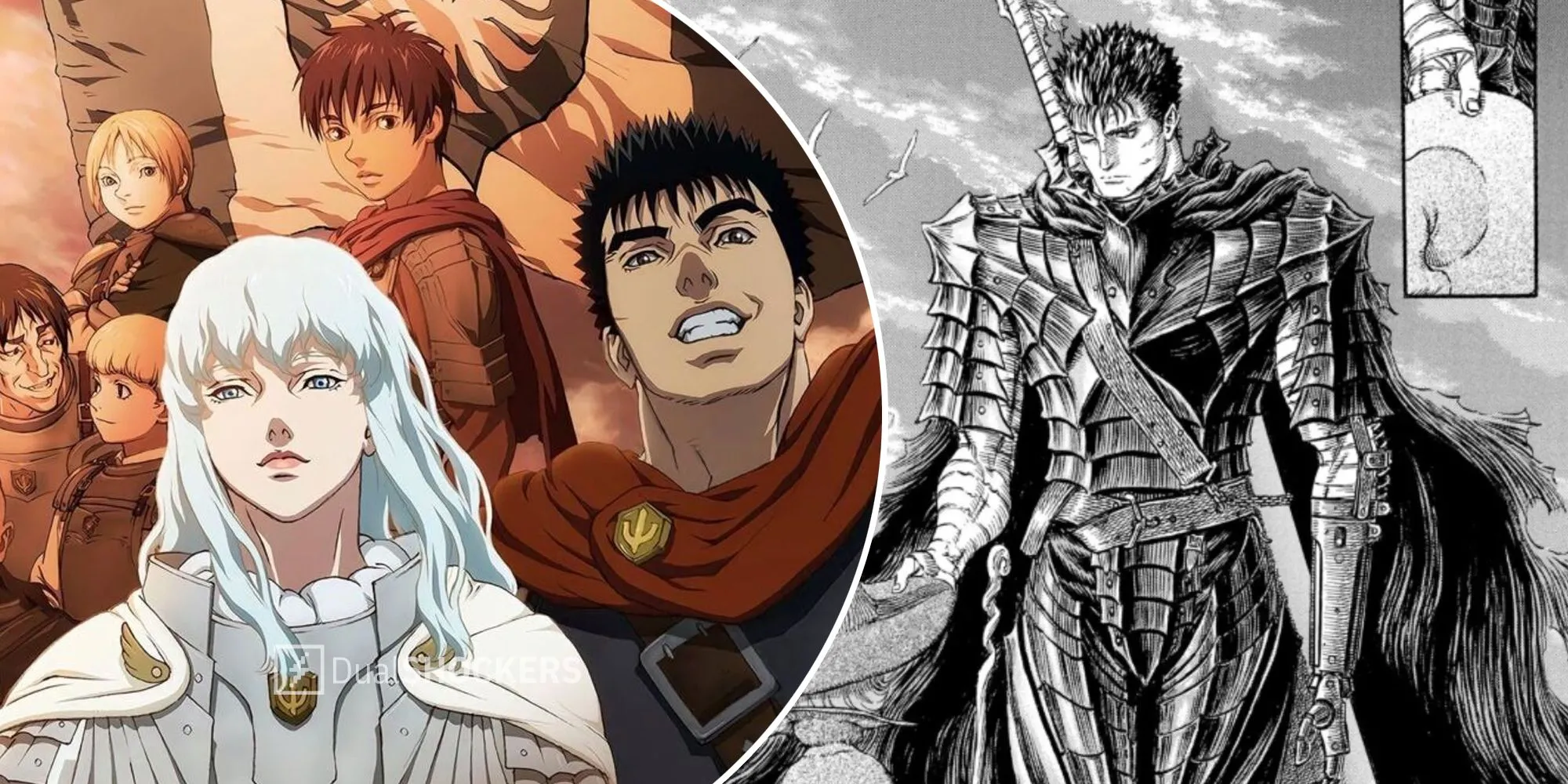 Griffith trong hình dạng Femto, biểu tượng cho sự tàn bạo của Lễ Hiến Tế trong Berserk.