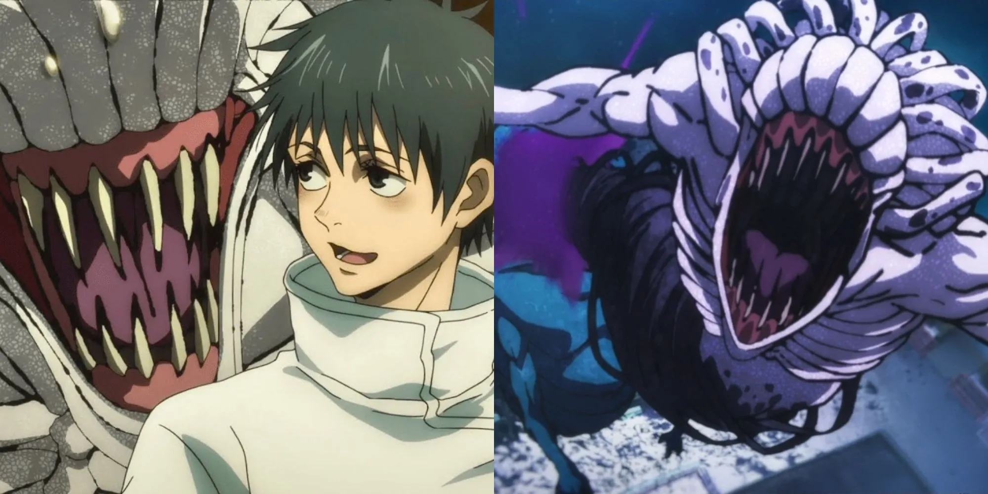 Hình ảnh bìa cho arc Đứa Trẻ Bị Nguyền Rủa (Jujutsu Kaisen 0) với Yuta và Rika