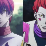 Hisoka Morow với nụ cười đặc trưng và quân bài trên tay