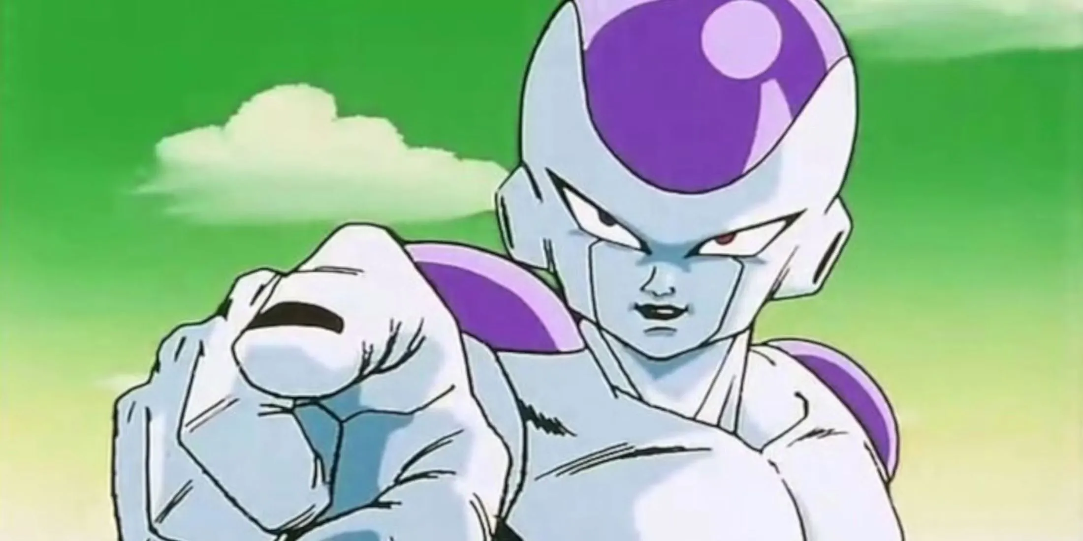 Hoàng đế Frieza với nụ cười nham hiểm trong Dragon Ball Z