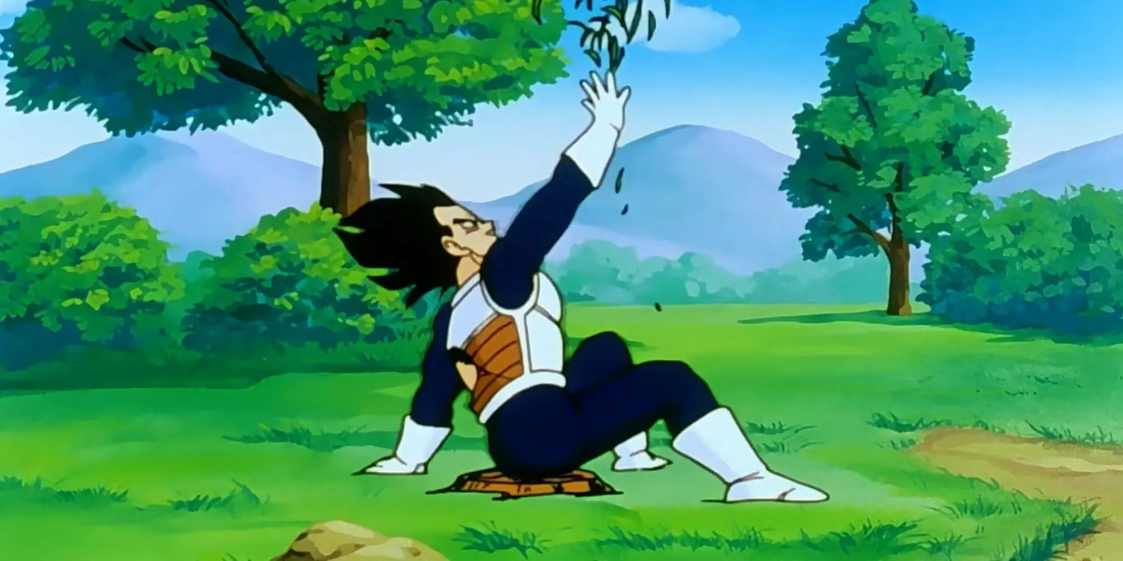 Hoàng tử Saiyan Vegeta trên hành tinh Namek trong Dragon Ball Z