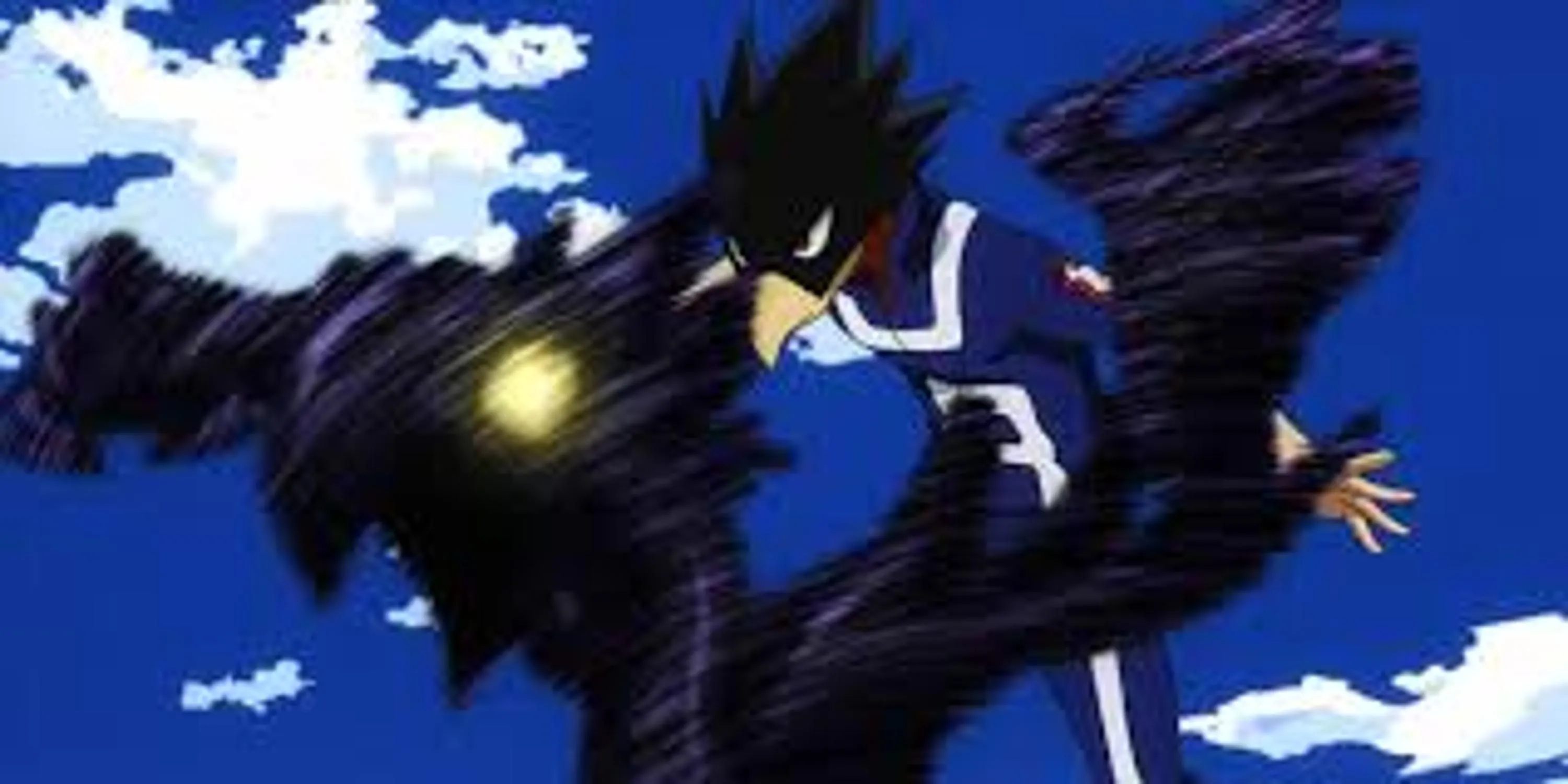 Học sinh Fumikage Tokoyami với thực thể Bóng Tối (Dark Shadow)