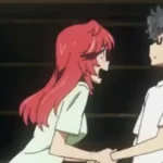 Ichika và Kaito đứng cùng nhau với khung cảnh mùa hè phía sau trong Ano Natsu de Matteru