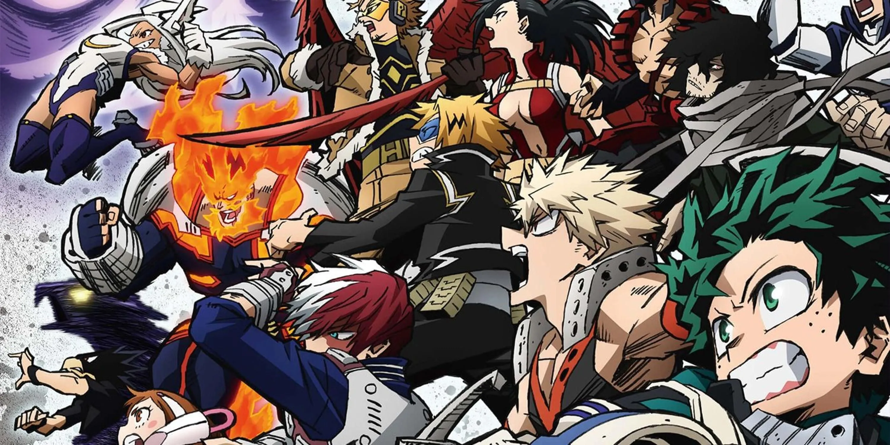 Izuku 'Deku' Midoriya và các anh hùng trong My Hero Academia