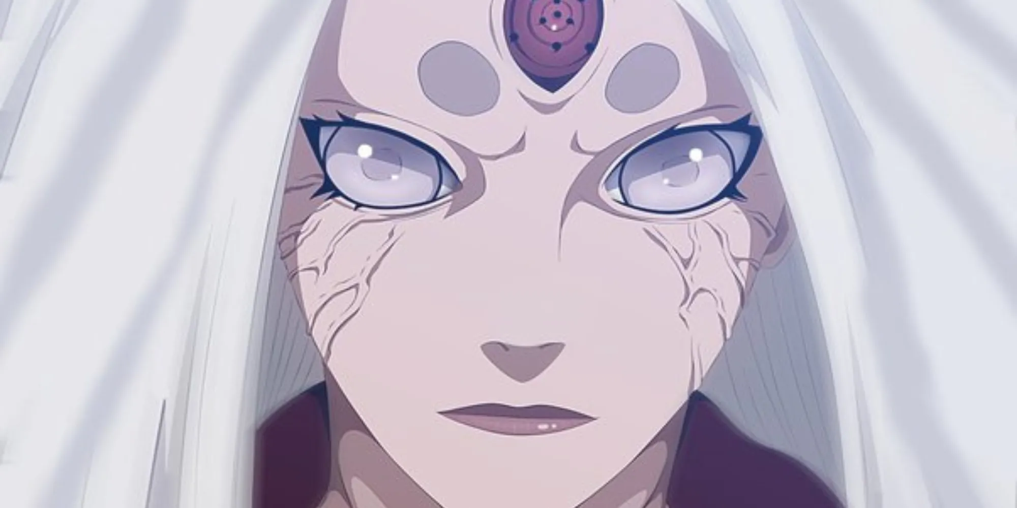 Kaguya Otsutsuki, Thủy Tổ Chakra, với sức mạnh thần thánh và nhãn thuật tối thượng trong Naruto Shippuden