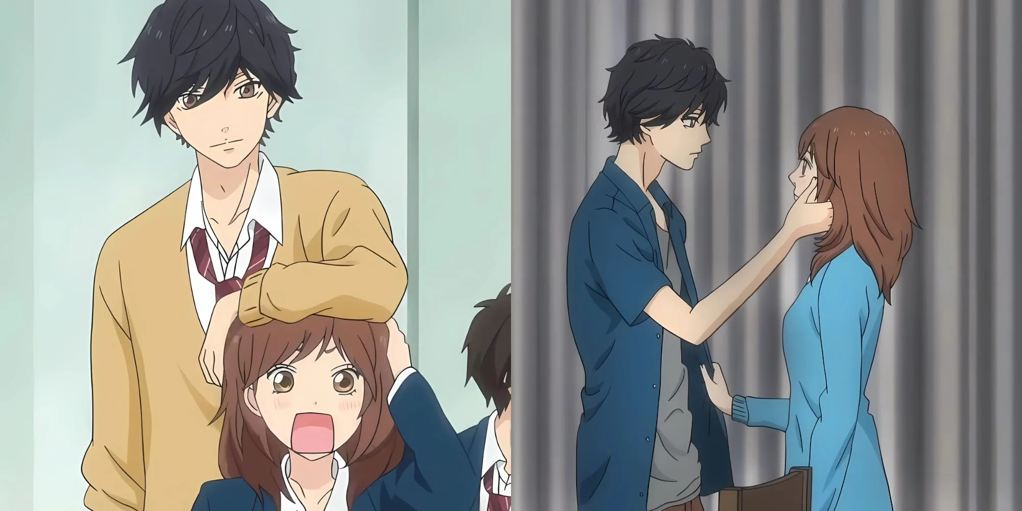 Kou Mabuchi và Futaba Yoshioka trong anime Ao Haru Ride