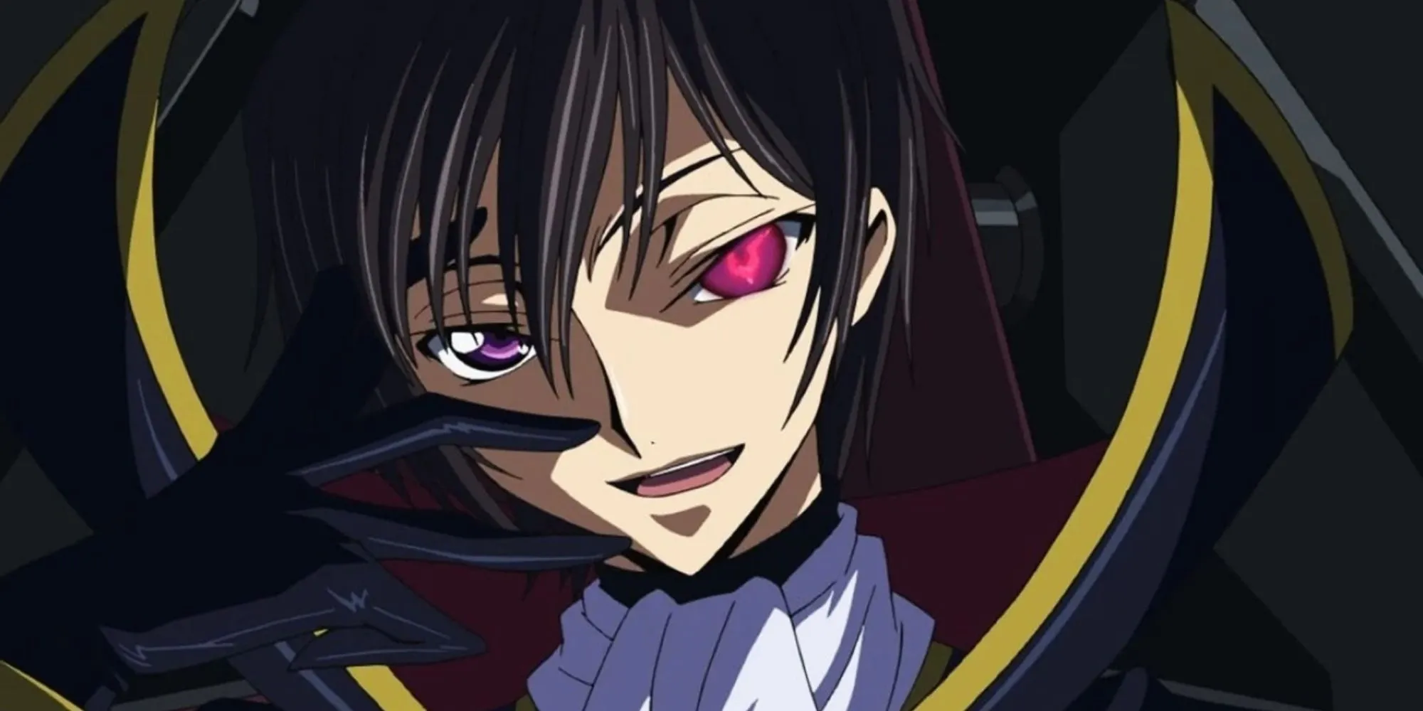 Lelouch Lamperouge trong trang phục Zero với chiếc mặt nạ