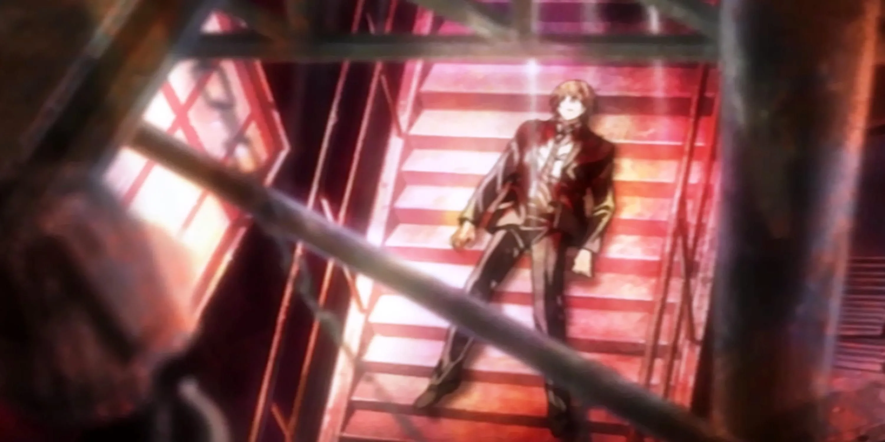 Light Yagami hấp hối và van xin khi bị dồn vào chân tường trong Death Note