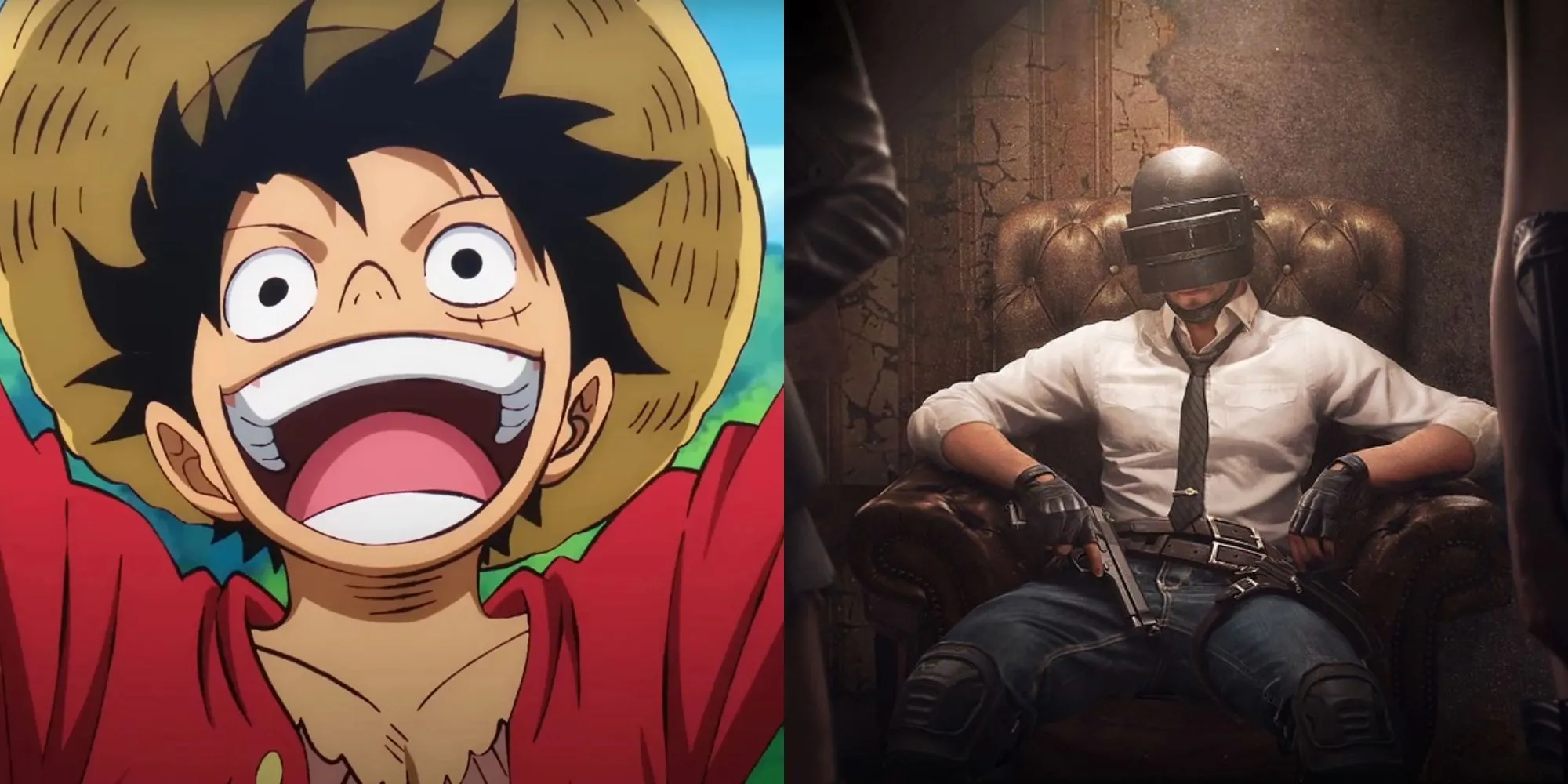 Luffy Mũ Rơm từ One Piece cầm súng Kar98 trong game PUBG