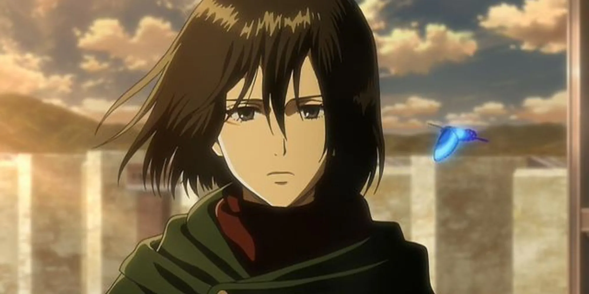 Mikasa Ackerman, Lưỡi Dao của Nhân Loại, thể hiện kỹ năng chiến đấu đỉnh cao trong Attack on Titan