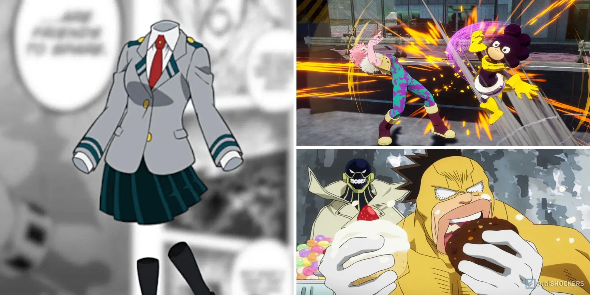 Minh họa về thế giới Quirk đa dạng của My Hero Academia
