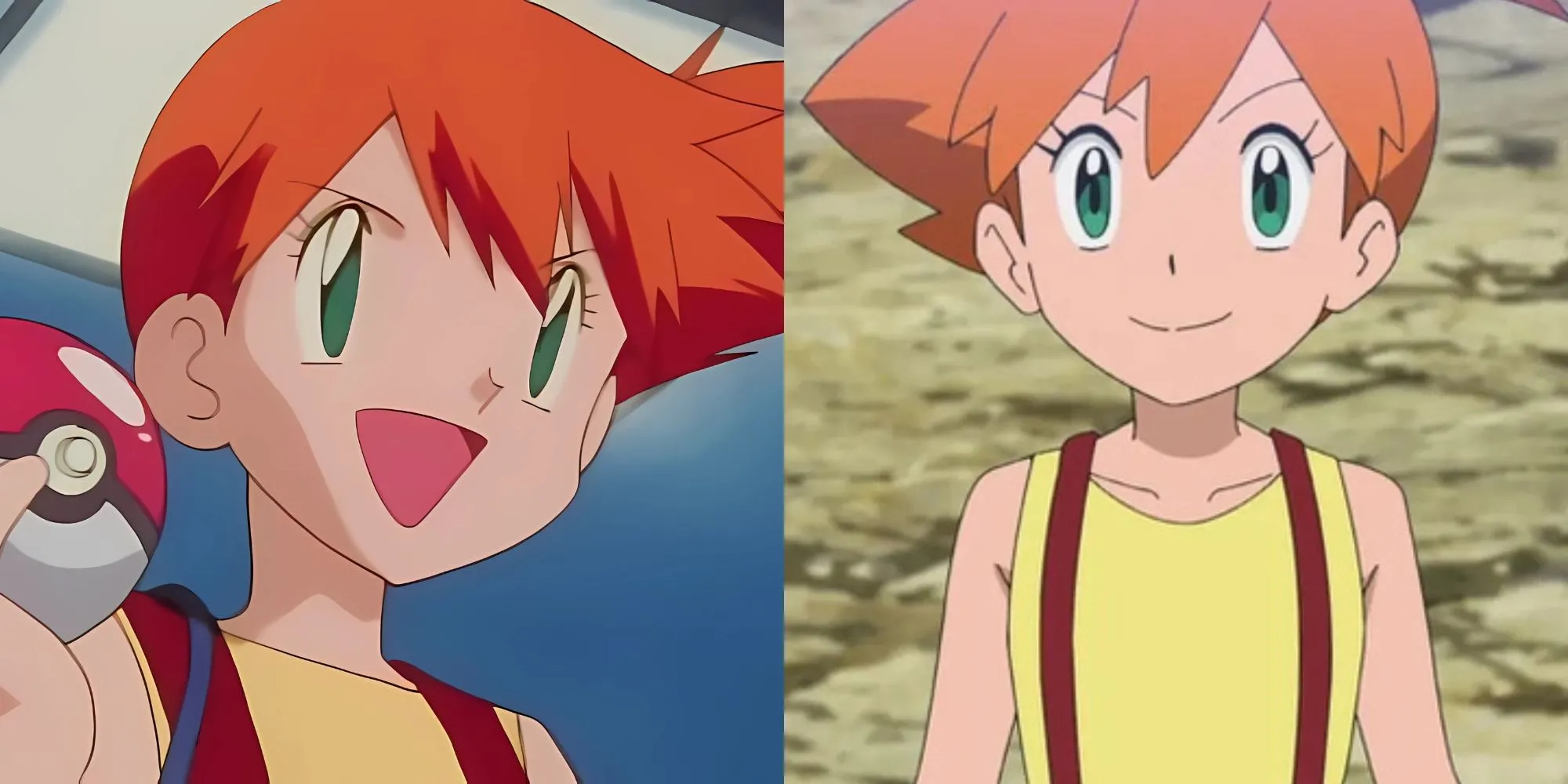 Misty, thủ lĩnh nhà thi đấu Cerulean, trong trang phục đặc trưng của cô trong Pokémon