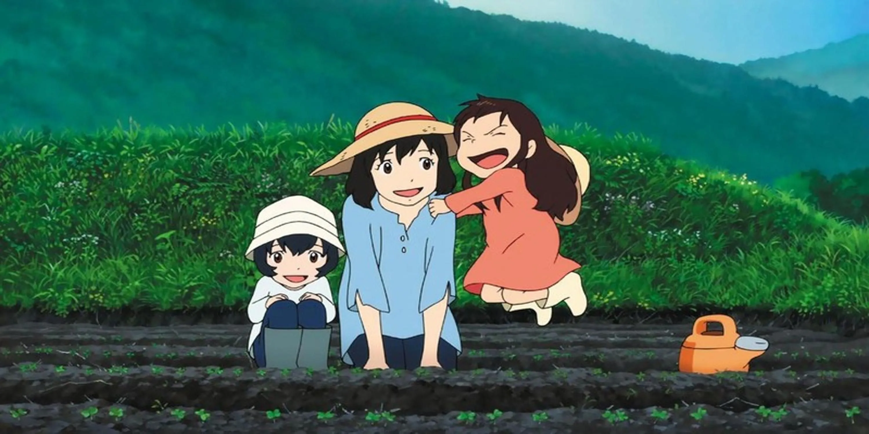 Người mẹ đơn thân Hana và hai con Yuki, Ame trong Wolf Children