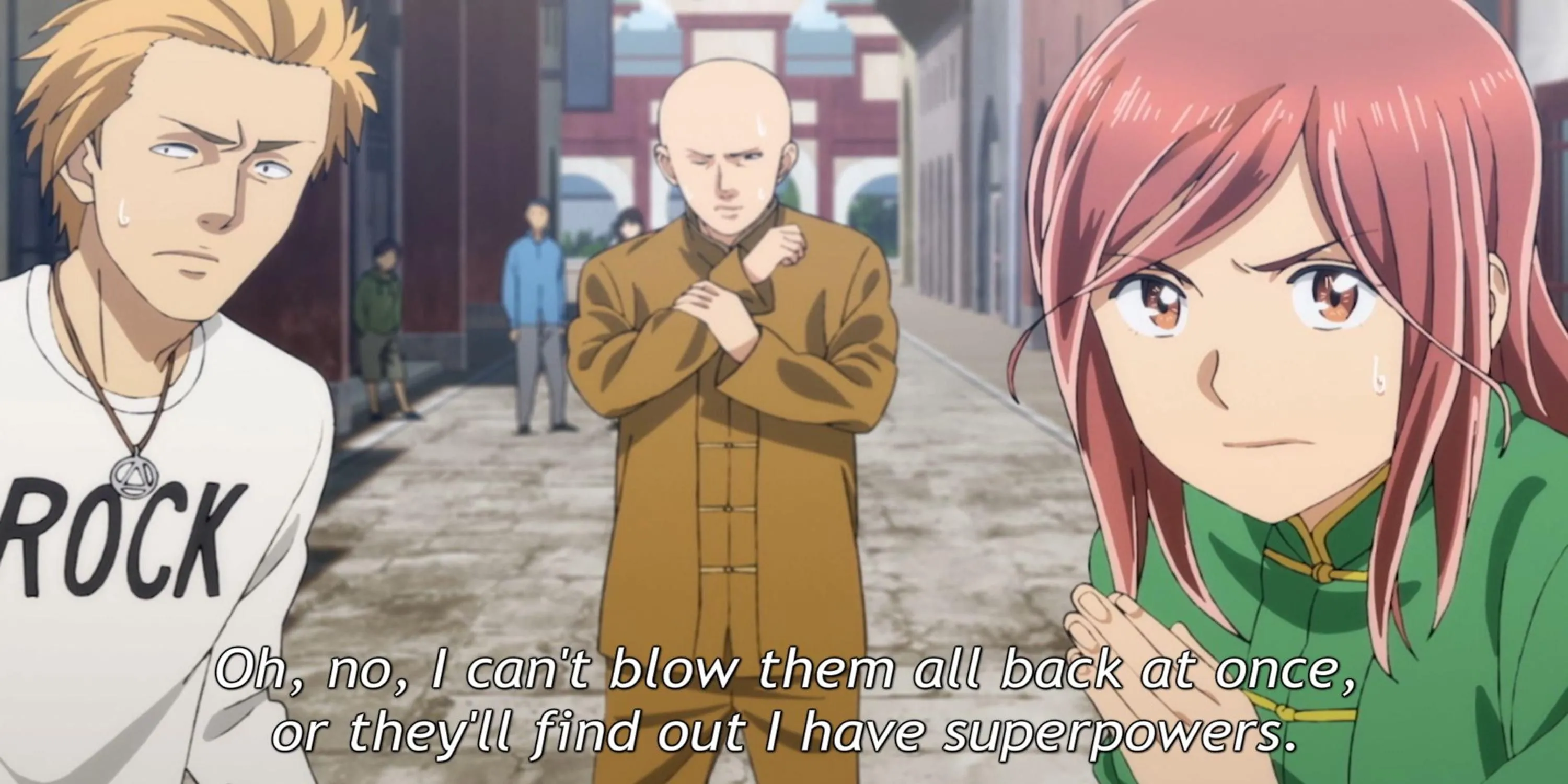 Nitta và Hina trong anime Hinamatsuri