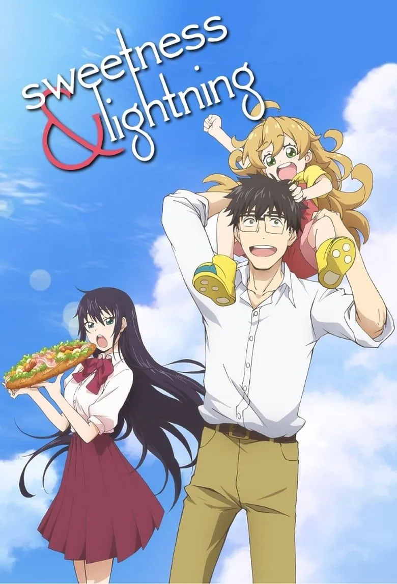 Poster anime Sweetness and Lightning về tình cha con và ẩm thực