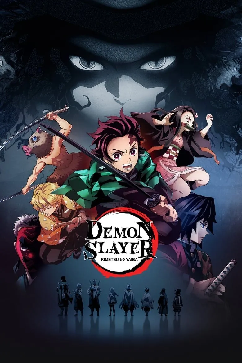 Poster chính thức của anime Thanh Gươm Diệt Quỷ (Demon Slayer)