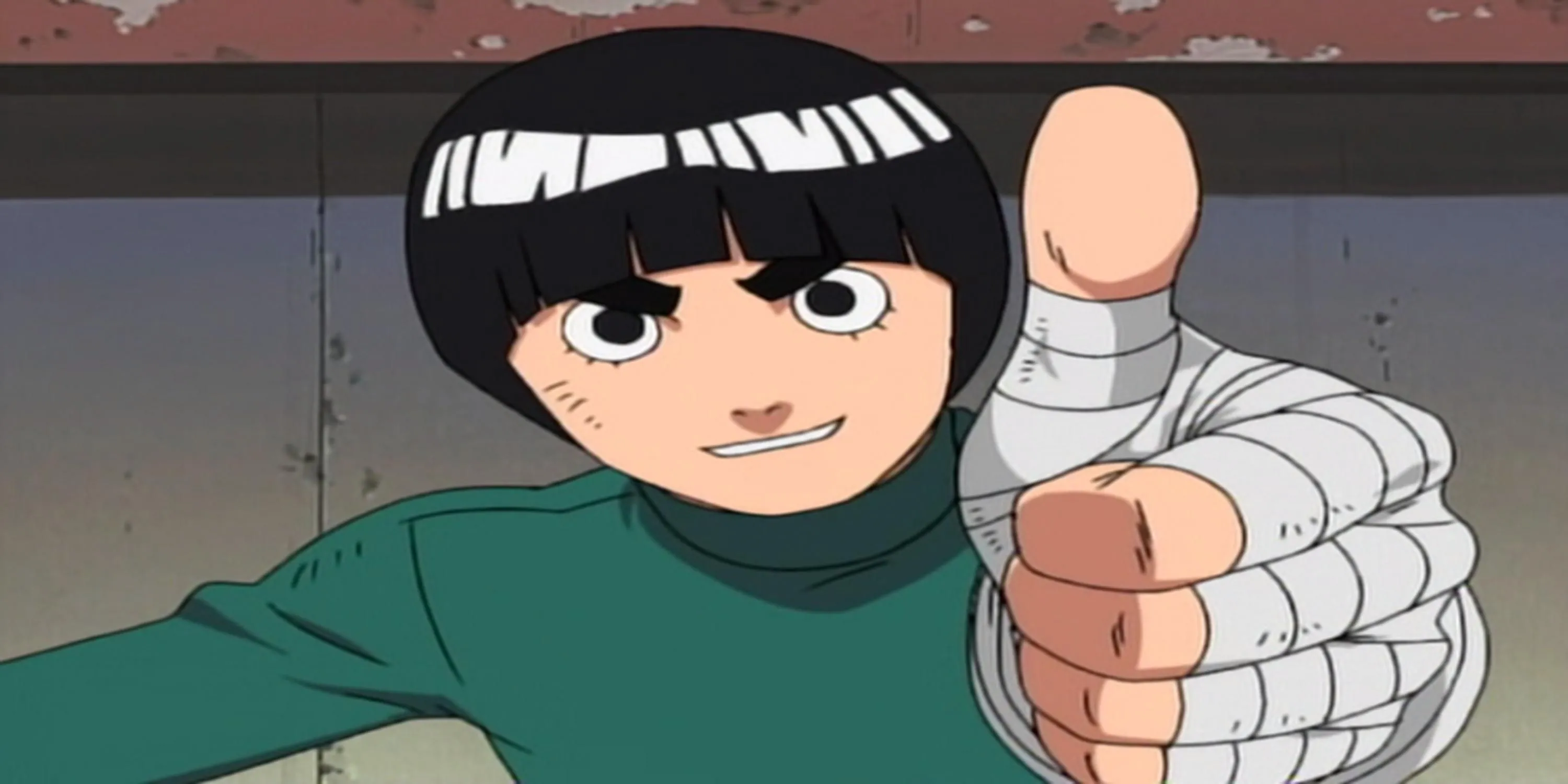 Rock Lee trong tư thế chiến đấu, biểu tượng của sự nỗ lực trong Naruto