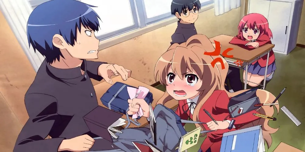 Ryuji and Taiga from Toradora!