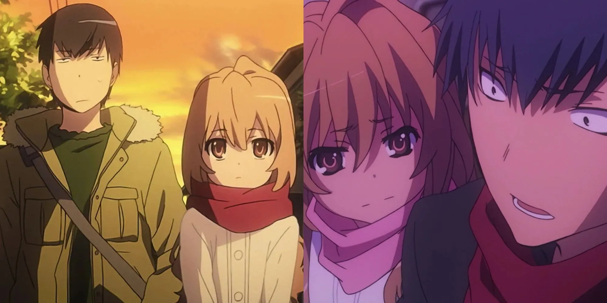 Ryuji Takasu và Taiga Aisaka trong anime Toradora!