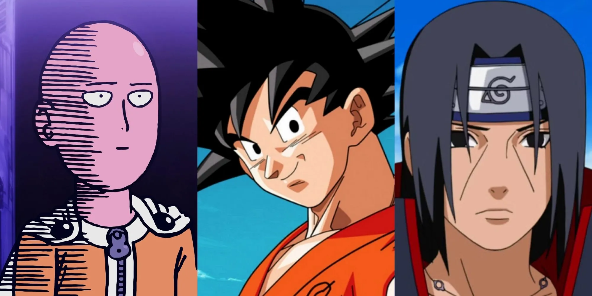 Saitama, Son Goku và Itachi Uchiha - các biểu tượng anime