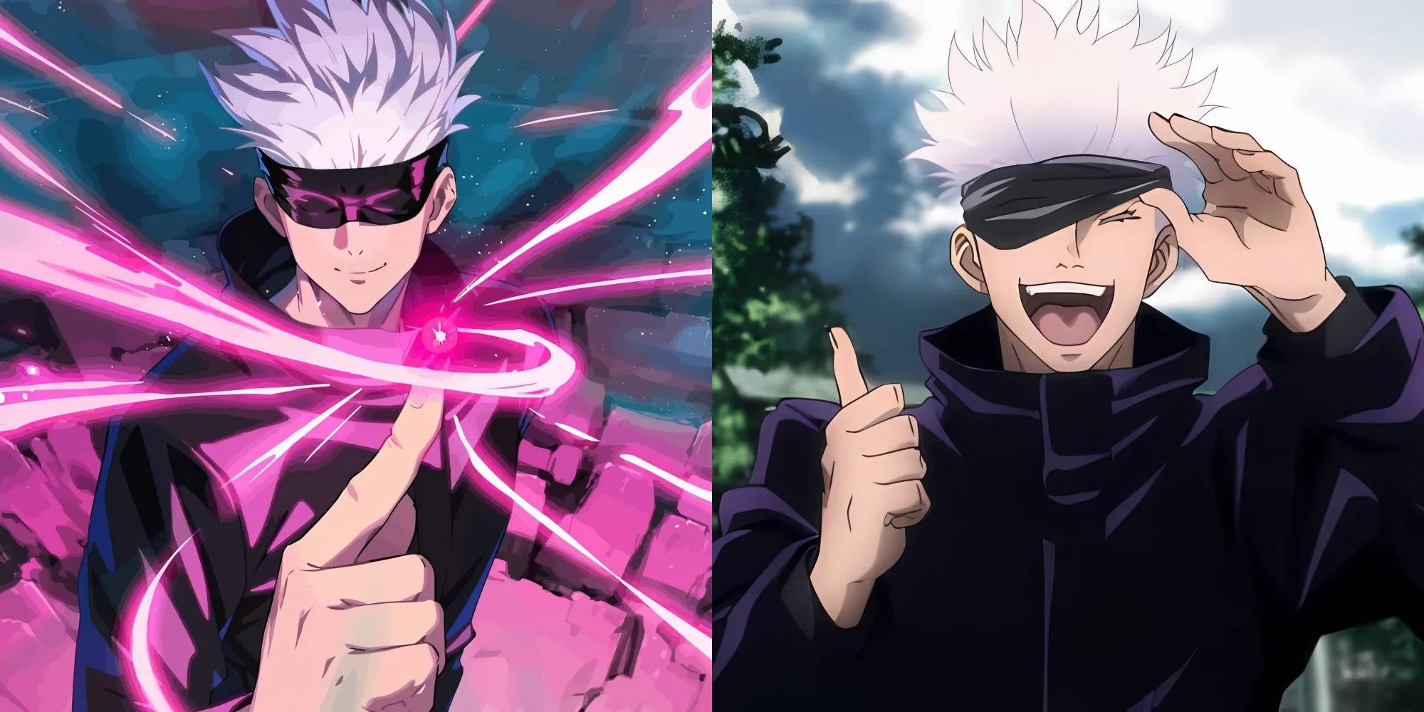 Satoru Gojo che mắt, biểu tượng của sức mạnh Vô Hạn trong anime Jujutsu Kaisen