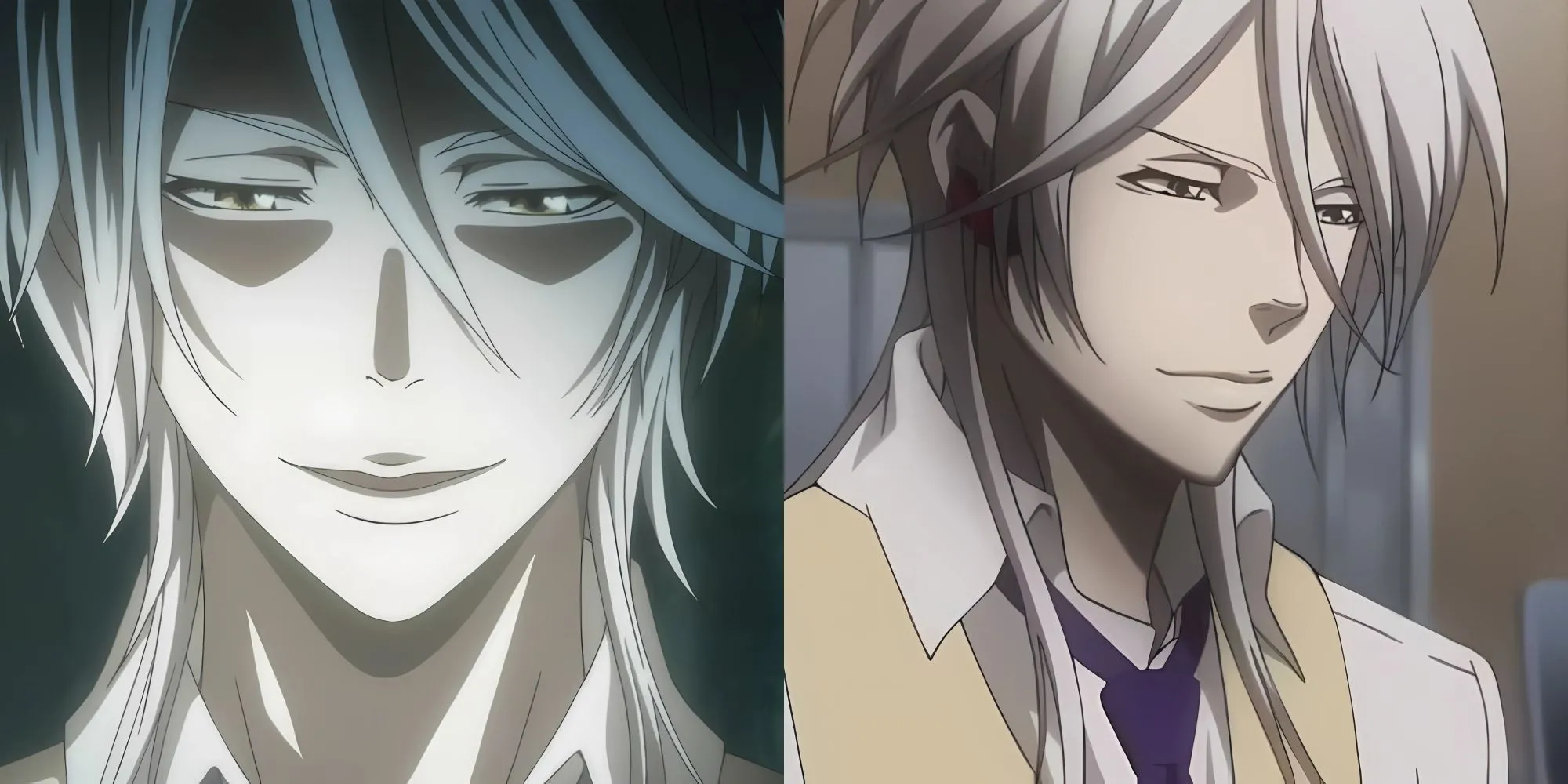 Shougo Makishima đang đọc sách trong Psycho-Pass