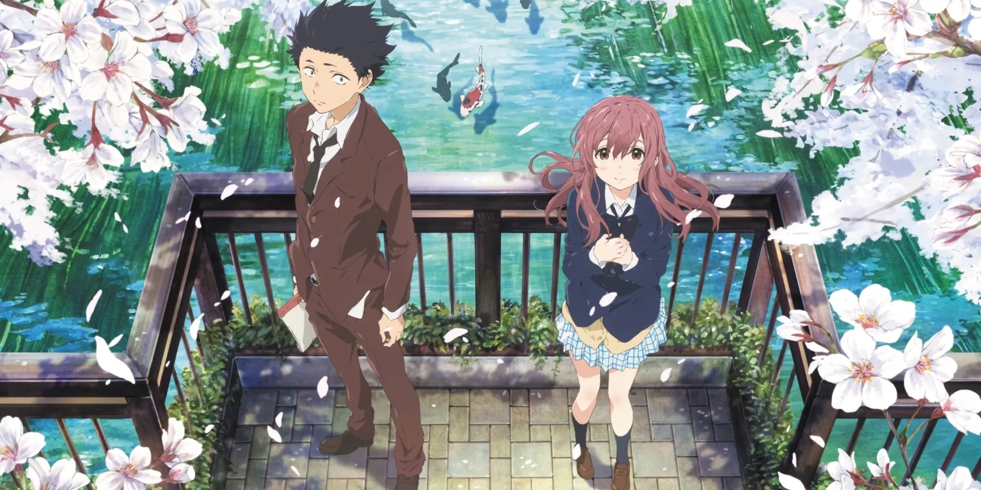 Shoya và Shoko, hai nhân vật chính từ bộ phim A Silent Voice