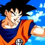 Son Goku trong Dragon Ball Z với nụ cười đặc trưng
