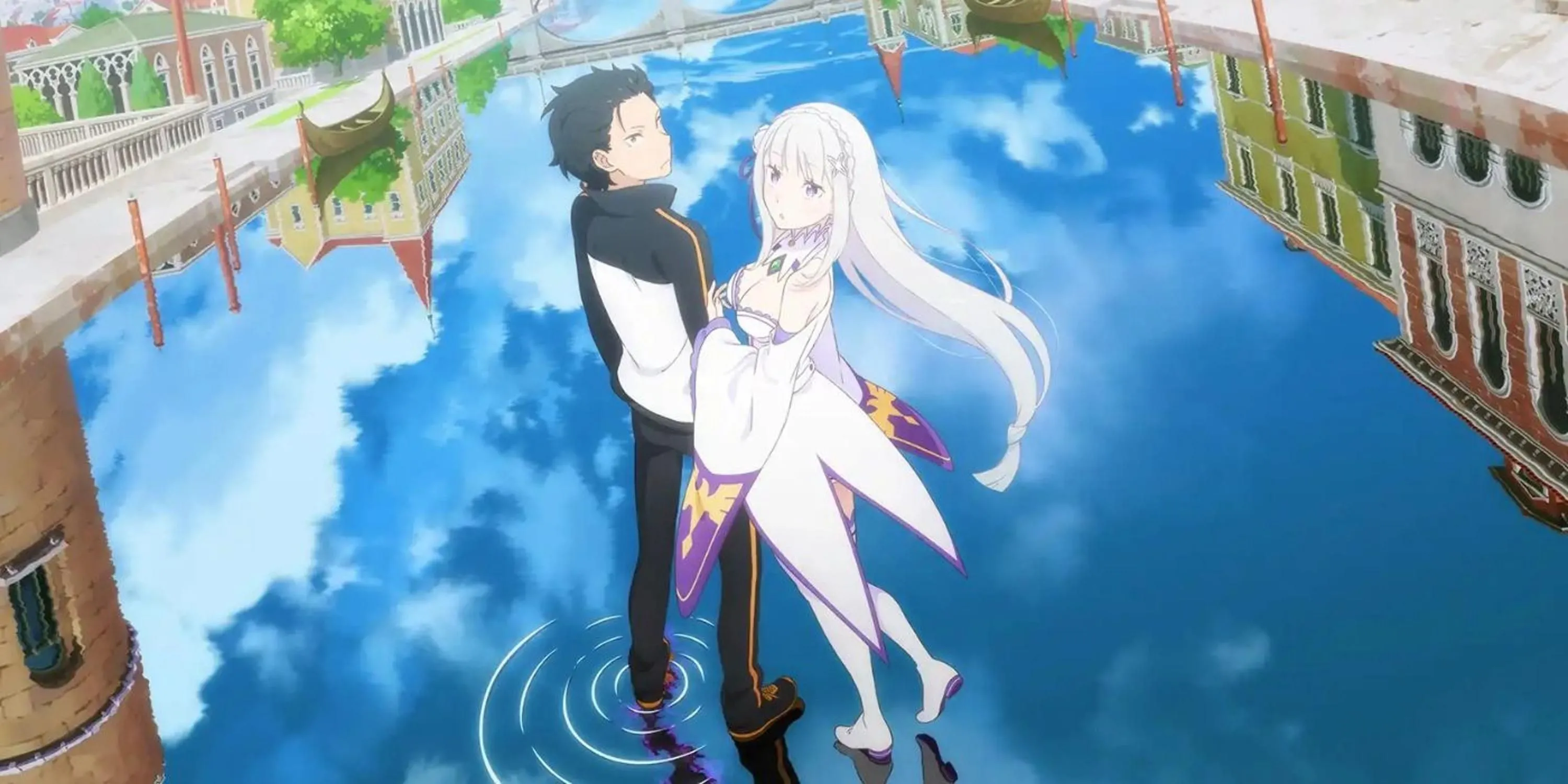 Subaru Natsuki và Emilia từ Re:Zero