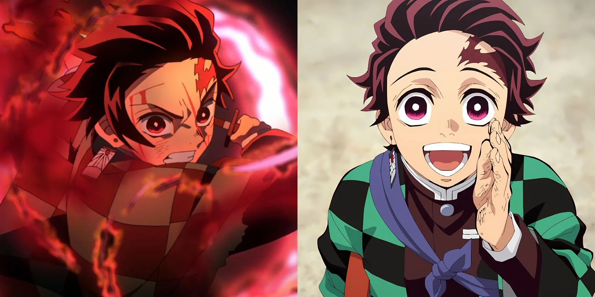 Tanjiro Kamado trong trang phục thợ săn quỷ từ anime Thanh Gươm Diệt Quỷ