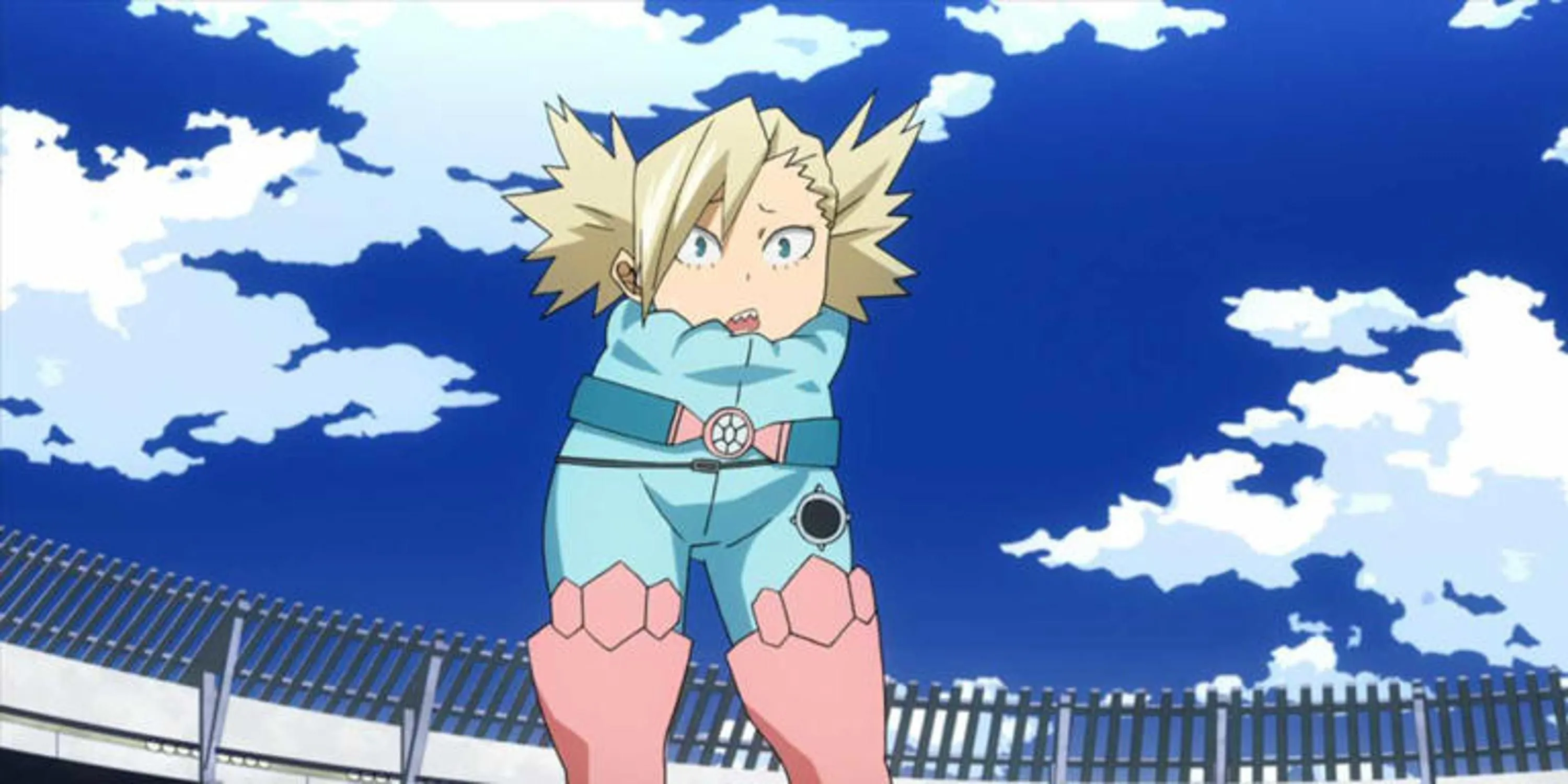 Tatami Nakagame sử dụng Quirk Co Rút để bảo vệ bản thân trong My Hero Academia