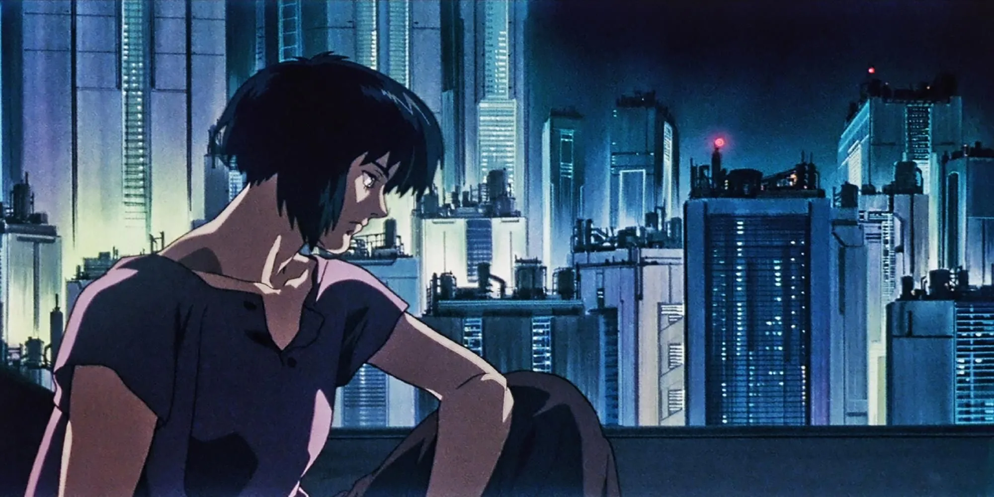 Thiếu tá Motoko Kusanagi trong phim anime kinh điển Ghost in the Shell