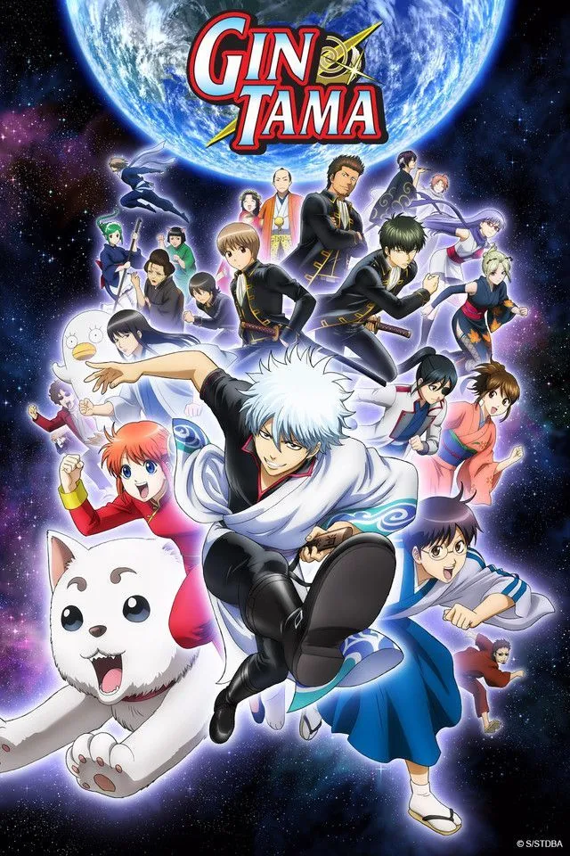 Thông tin cơ bản về series anime Gintama, bao gồm thể loại và năm phát hành.