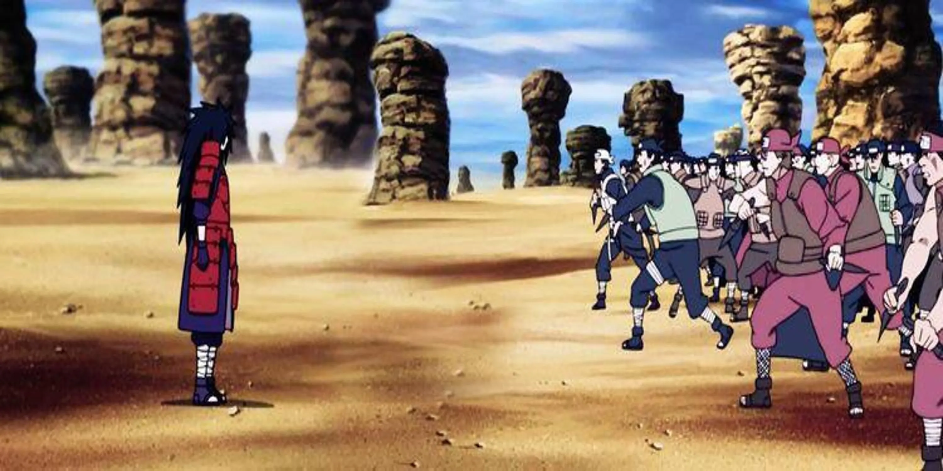 Uchiha Madara một mình đối mặt với Liên minh Nhẫn giả trong Naruto: Shippuden